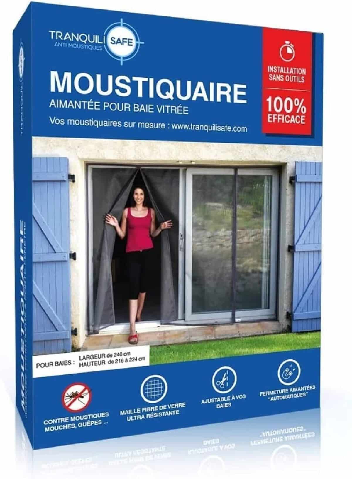 Test : moustiquaire ajustable aimantée Tranquilisafe pour baie vitrée