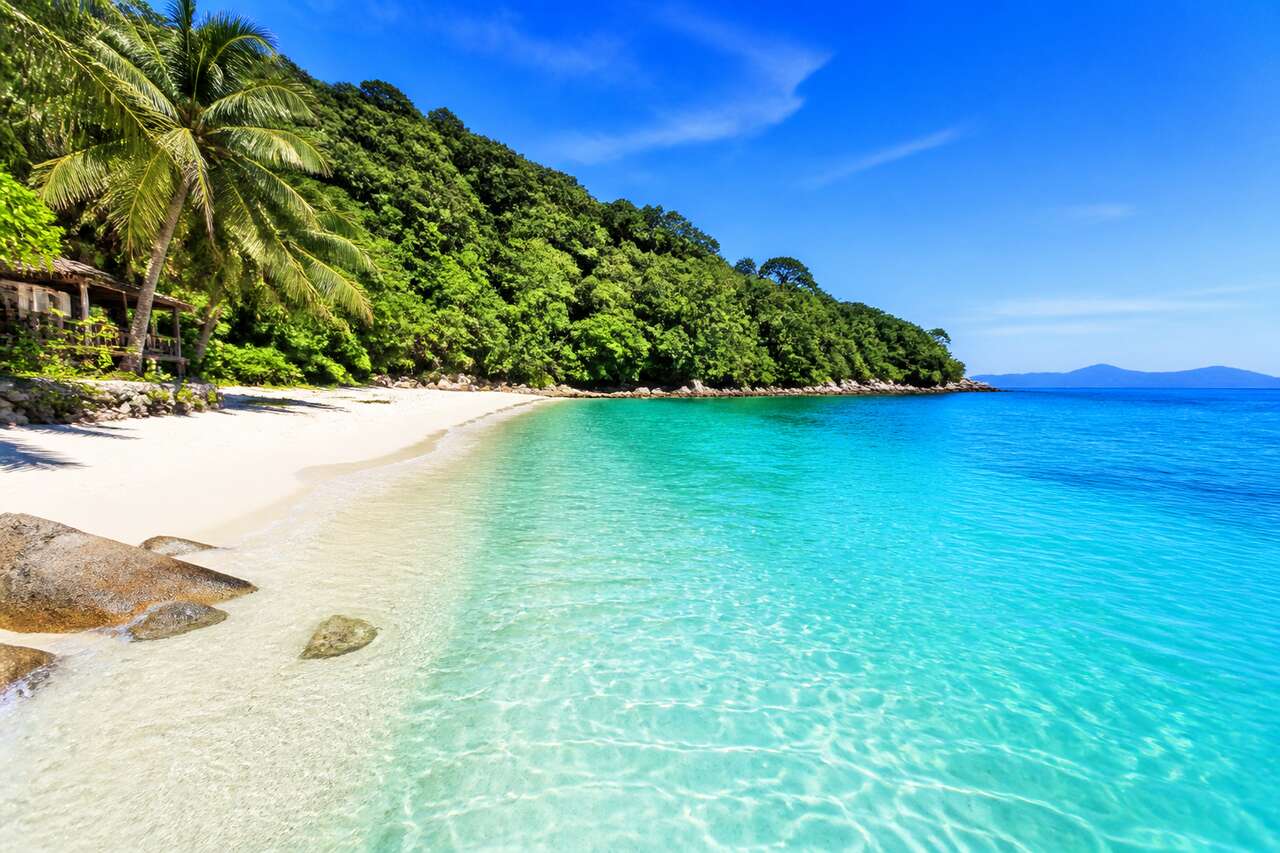 Turtle Beach : une plage privée sur l'île Perhentian
