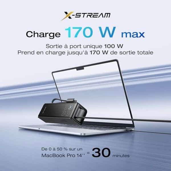 Découvrez notre test détaillé de la batterie externe EcoFlow Powerbank 25000mAh 170W : performances, autonomie et verdict final pour choisir la meilleure batterie portable. 