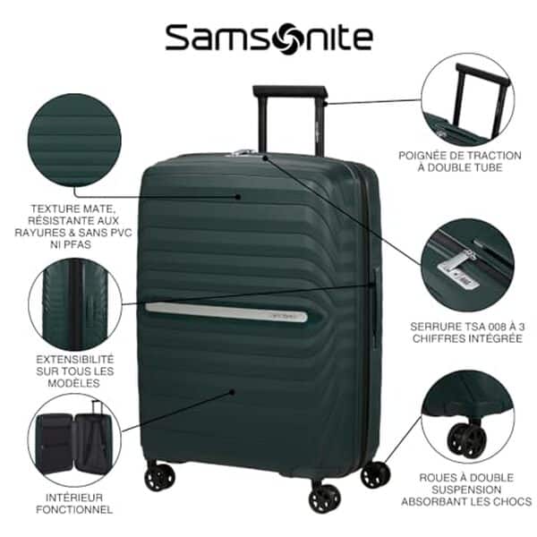 Découvrez notre test détaillé de la valise Samsonite Neo Flux : une bagages extensible, légère et élégante pour vos voyages. Caractéristiques, avantages et avis complets.