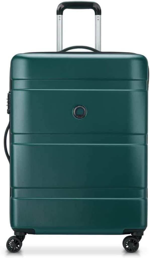 Test de la valise Delsey Paris Airship 2.0 : voyage sécurisé en vert