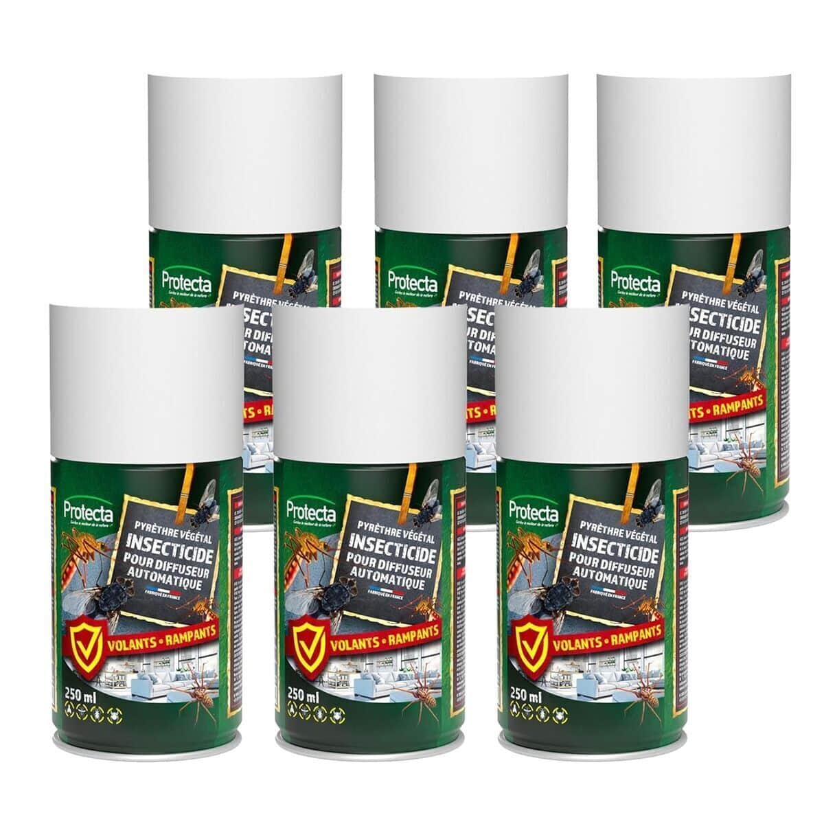 Test de l'aérosol insecticide : efficacité sur moustiques et cafards