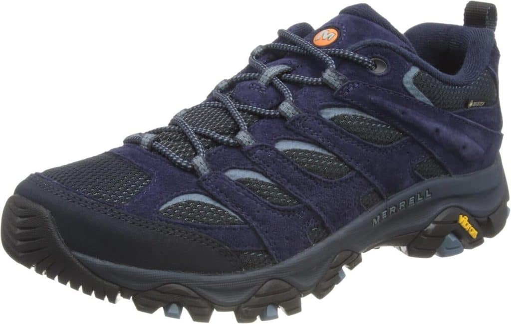 Test des chaussures de randonnée Merrell Moab 3 GTX bleu marine 50 EU