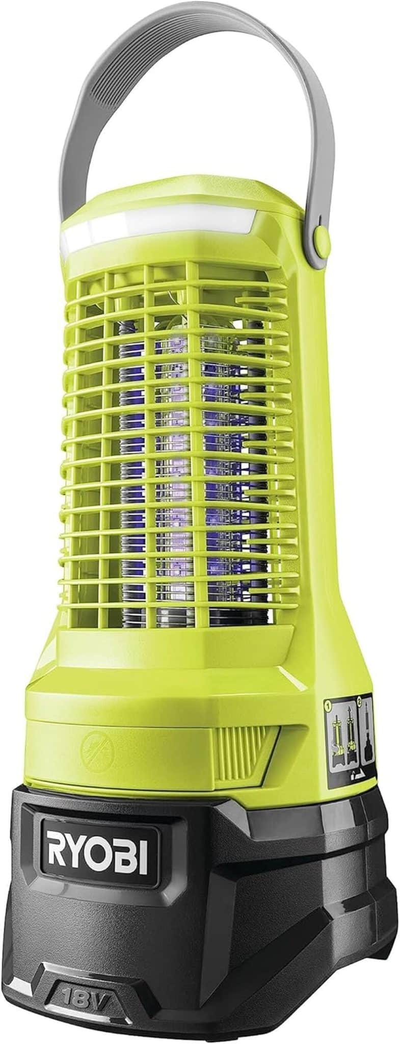 Test : lanterne insecticide Ryobi 18V One+ UV sans produits chimiques