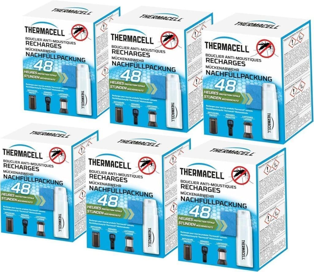 Test : thermacell 6 recharges anti-moustiques, protection 20m²