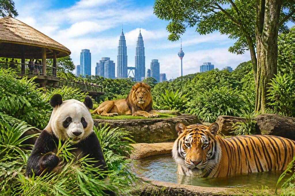 Zoo de Kuala Lumpur : pandas, lions et tigres à découvrir