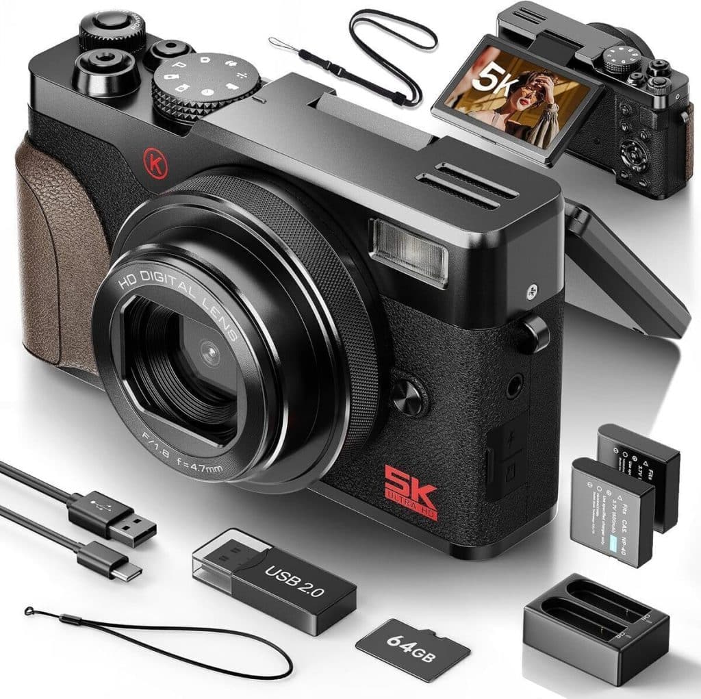 Test appareil photo NBD 5K : performance et design rétro