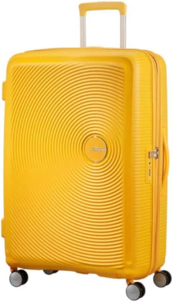 Test de la valise American Tourister Soundbox 77 cm jaune