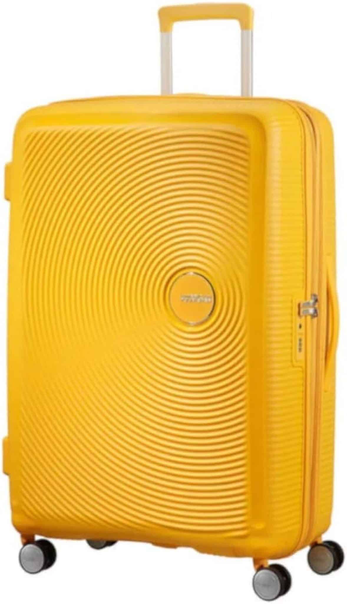 Test de la valise American Tourister Soundbox 77 cm jaune