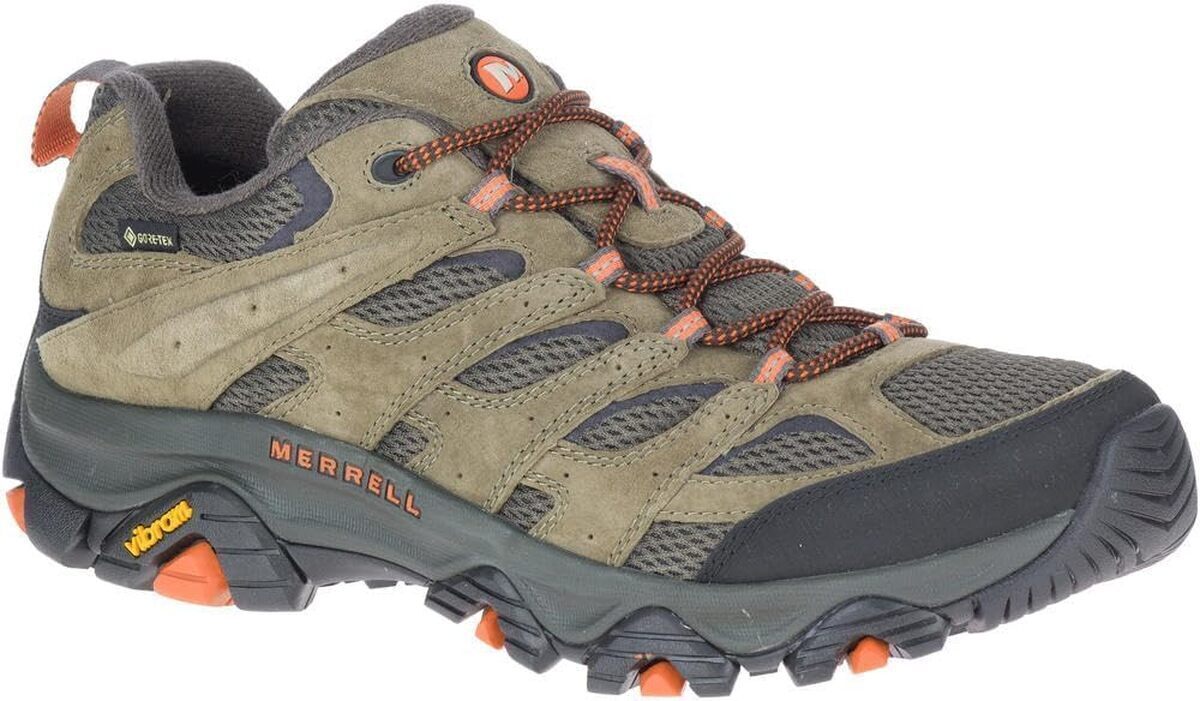 Test des chaussures Merrell Moab 3 GTX pour hommes, olive 44 EU