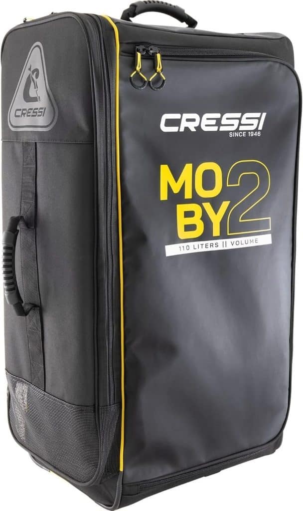 Test du Moby 2 de Cressi : sac à roulettes robuste et spacieux
