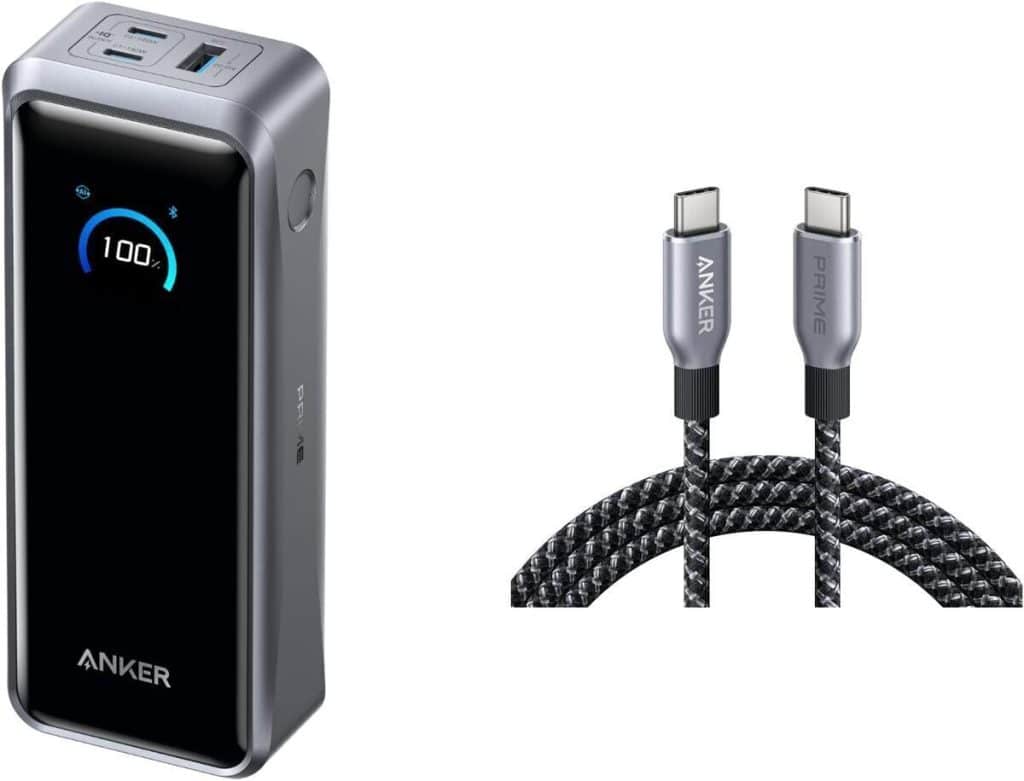 Test : anker bundle prime batterie externe 26250mAh et câble USB-C