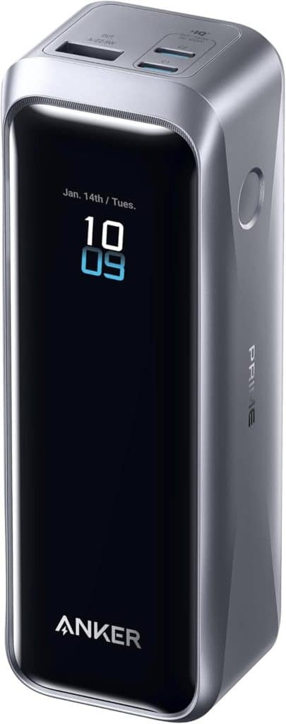 Test : batterie externe Anker Prime 20100 mAh, puissante et polyvalente